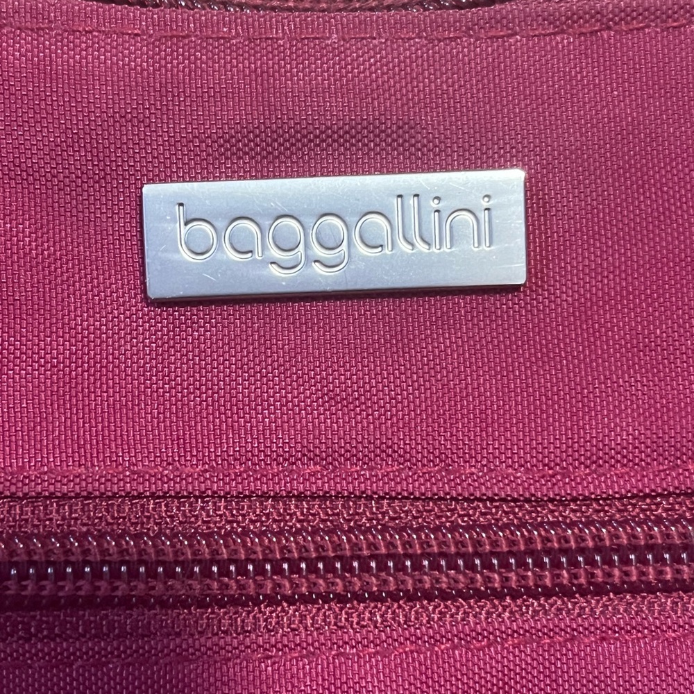 Baggallini Wine Red Crossbody Bag 8 1/2” x 8 1/2 “ - Picture 2 of 8